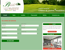 Tablet Screenshot of bonduesimmobilier.fr